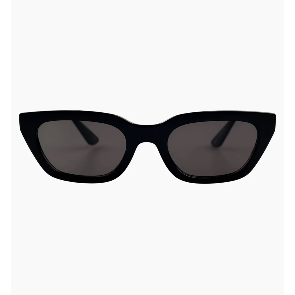 Otra Eyewear Black Cat-Eye Sunglasses